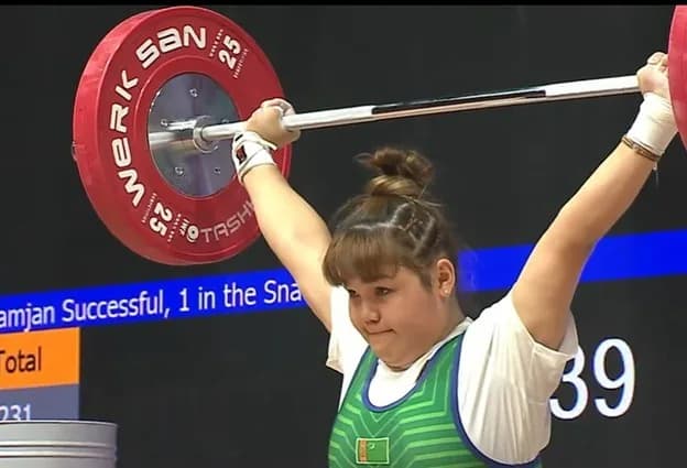 Turkmanistonlik yosh og‘ir atletikachilar jahon chempionatida o‘z omadlarini sinab ko‘radilar
