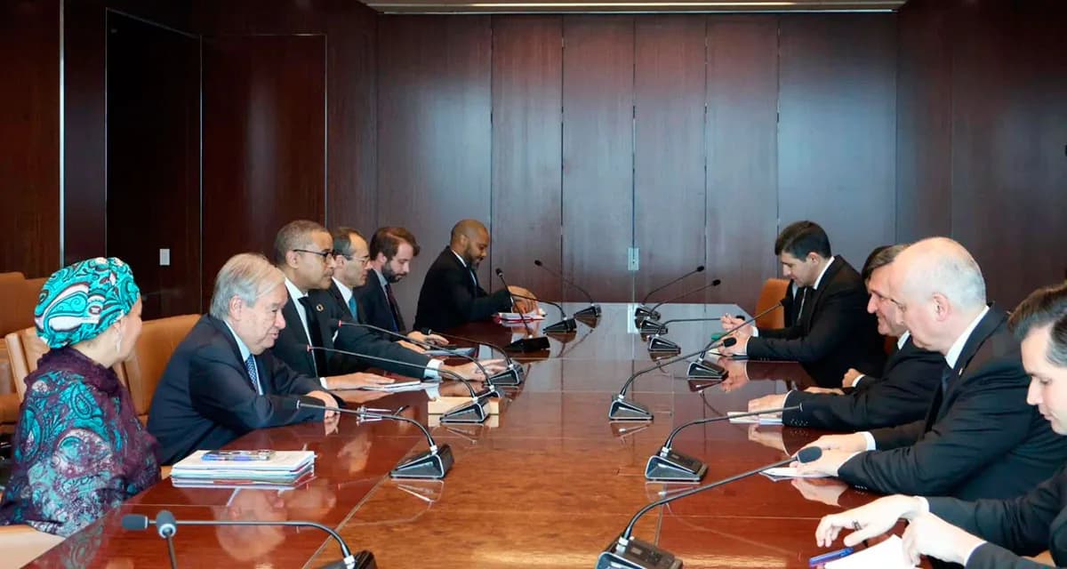 A new stage of strategic partnership: Rashid Meredov met with the UN Secretary-General