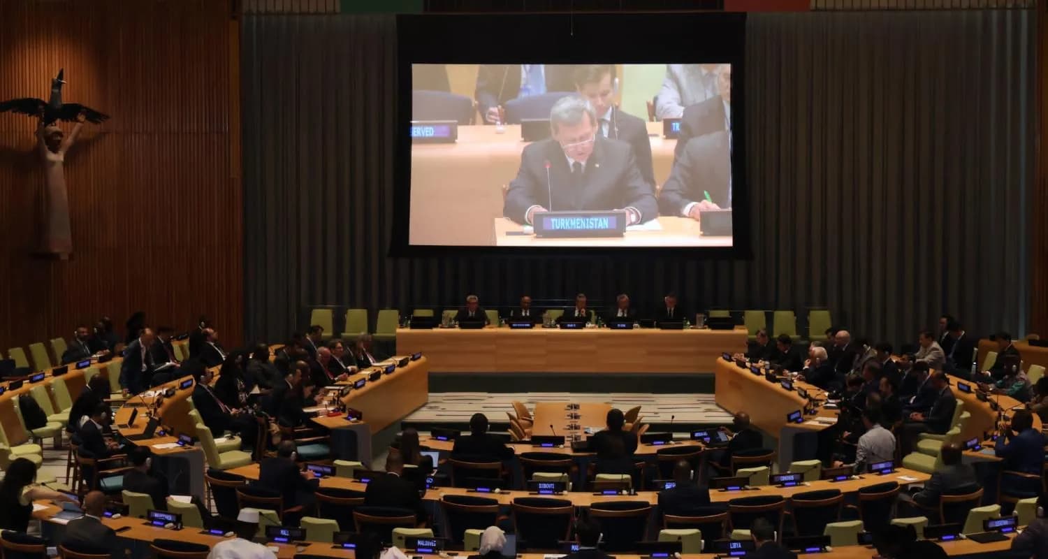Strategic initiatives put forward in New York: Turkmenistan attended the meeting on global governance
