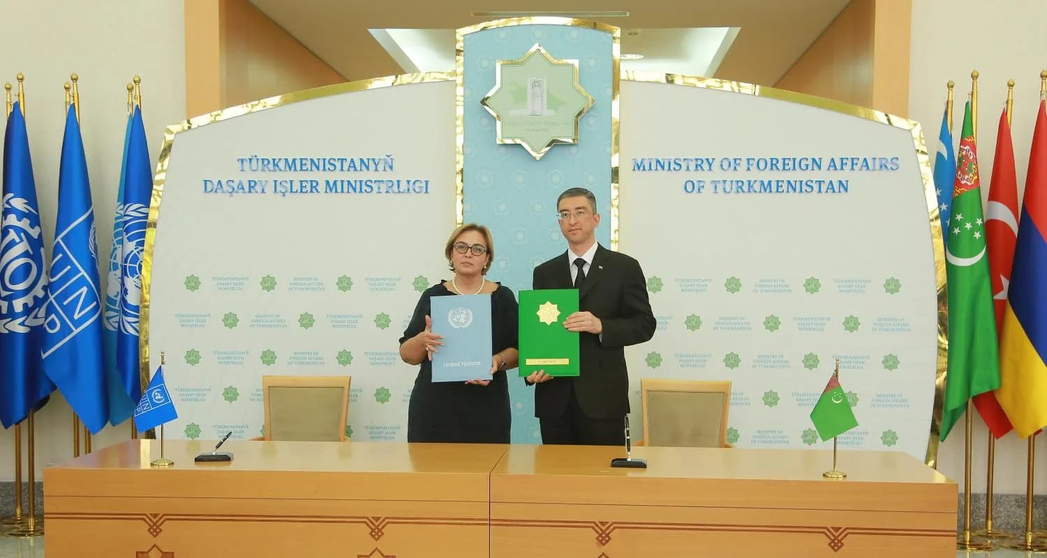Turkmenistan and UNDP: New Documents Signed to Strengthen Strategic Partnership