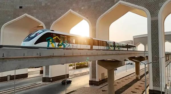 The world's longest monorail system is being built in Cairo