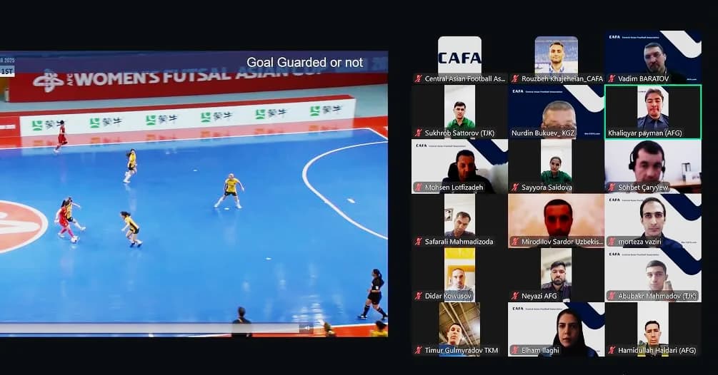 Turkmen futsal referees have increased their international experience