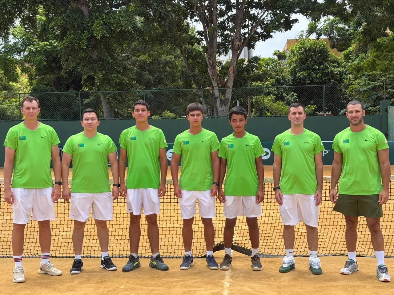 Turkmen tennis players start their campaign in the Davis Cup in Sri Lanka