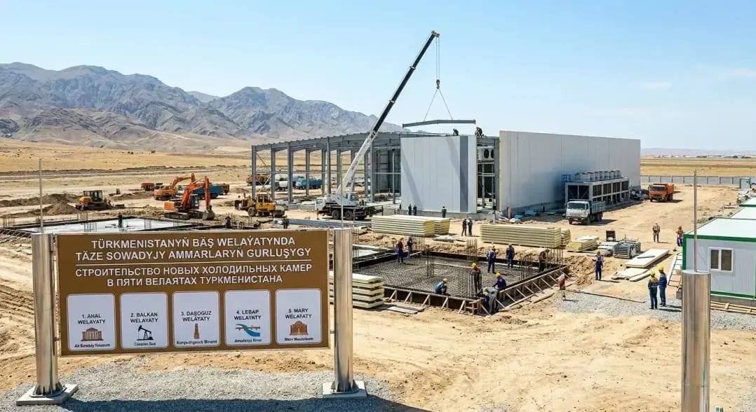 Refrigerated complexes with a total capacity of 30,000 tons to be built in Turkmenistan