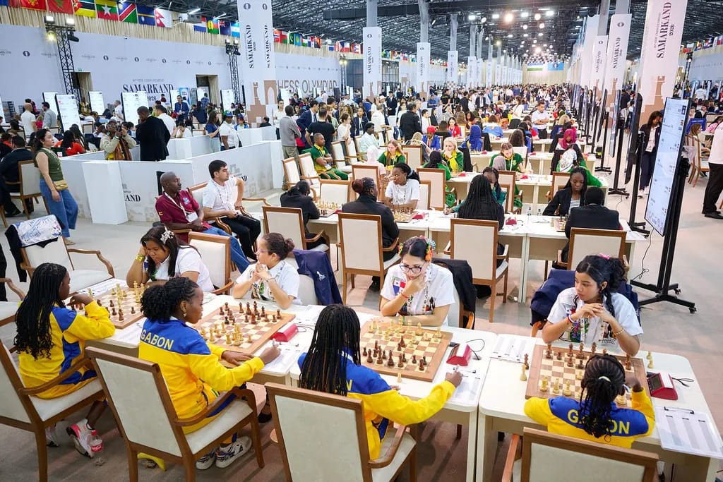 Turkmen Chess Players Start the World Olympiad in Samarkand with a Victory