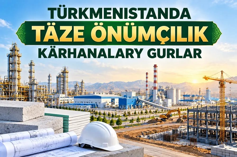 Construction of new industrial enterprises planned in Turkmenistan