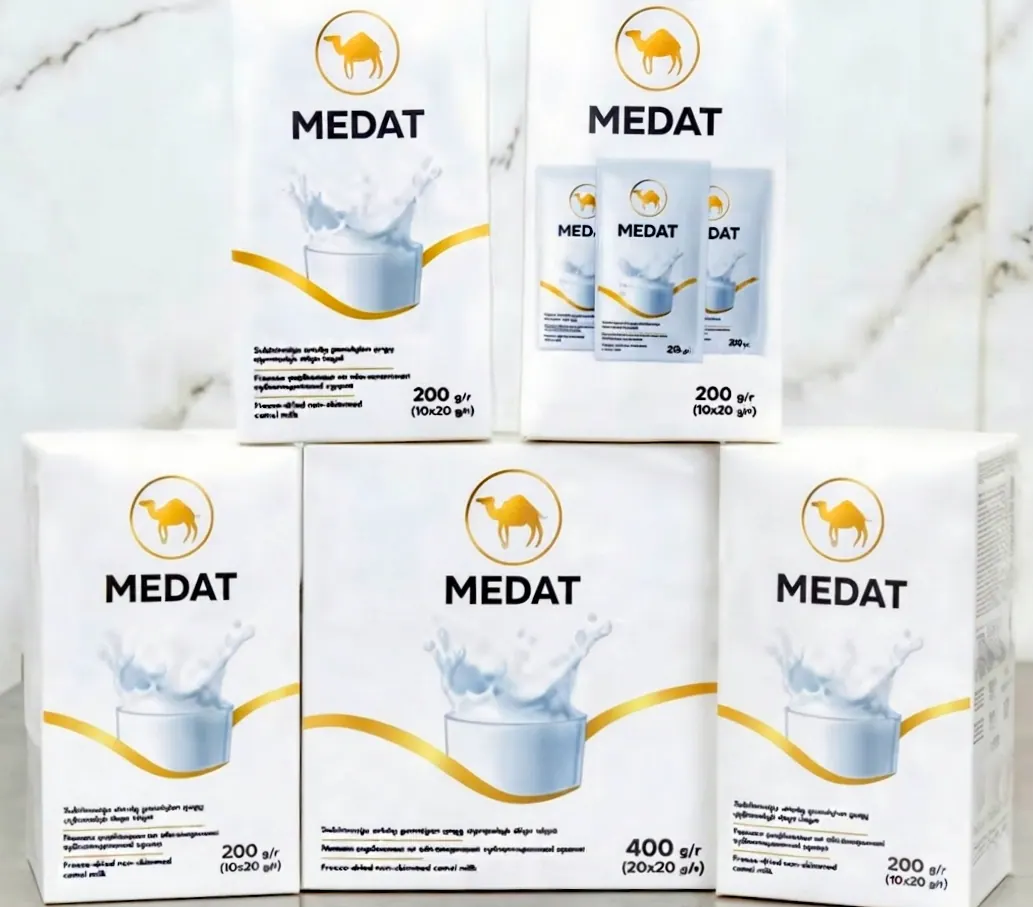 "Medat" markasıyla süblimasyon yöntemiyle deve sütü üretimi başlatıldı
