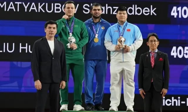Şahzadbek Matýakubow Aziýa oýunlarynda kümüş medal gazandy