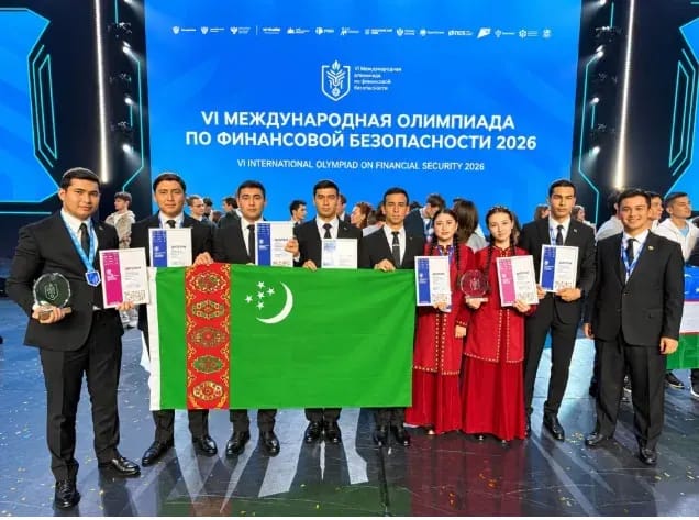 Türkmen talyplary VI Halkara maliýe howpsuzlygy olimpiadasynda ýeňiji boldylar