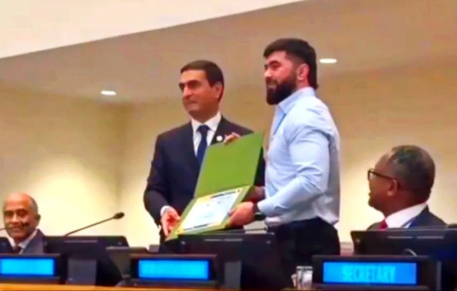 Turkmanistonlik sportchi Dovletjan Yagshimuradov BMTning «Doʻstlik oʻyinlari elchisi» boʻldi