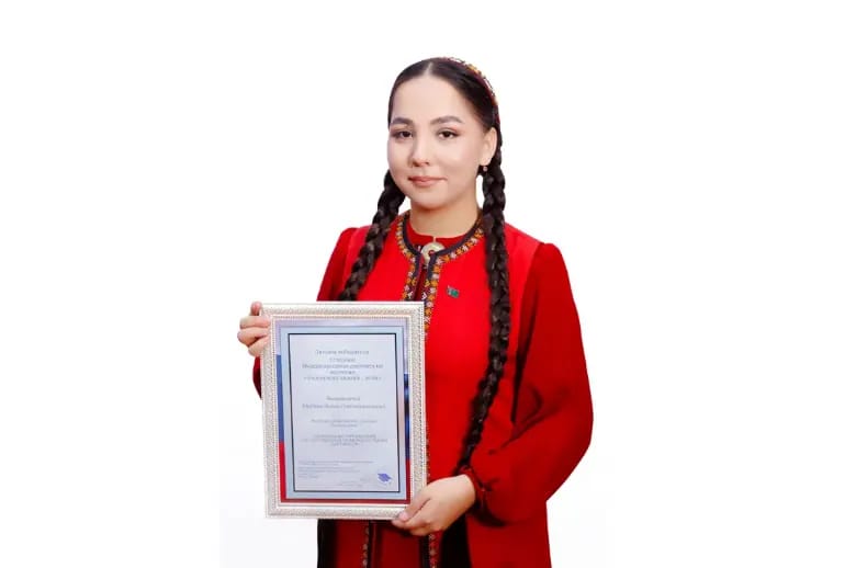 Student of Magtymguly Turkmen State University Wins International Environmental Dictation Contest