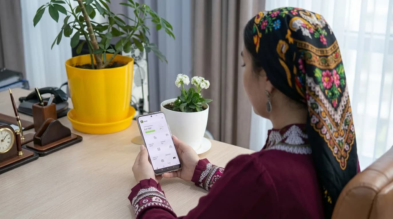 Turkmanistonda moliyaviy tejamkorlik uchun yangi qadam: «Gapjyk» mobil ilovasi taqdim etildi