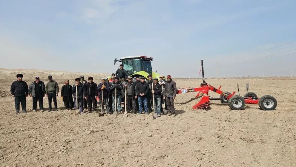 A New Step in Conserving Water and Land Resources: New Equipment to Start Operating in Dashoguz and Lebap