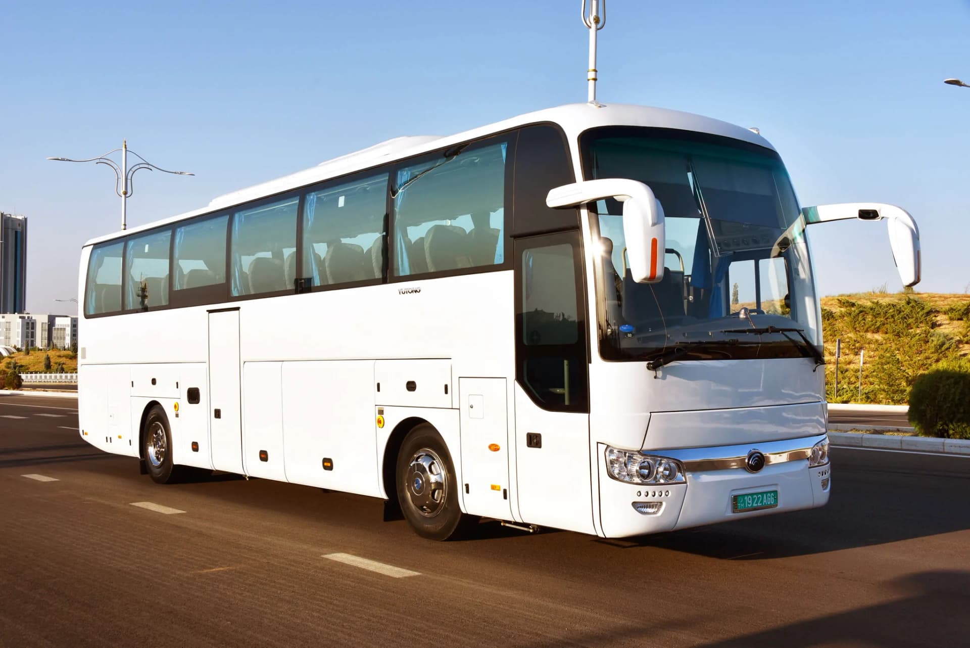 New Route via Autobahn: Ashgabat — Turkmenabat Bus Service Launched