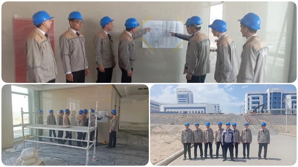 A Field Training Lesson Was Organized at a Construction Site for Students of the Faculty of Chemical Technology