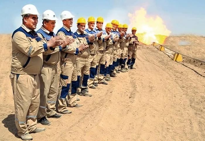 New Natural Gas Flow Obtained from a Gas Field in Mary Velayat: Over 700 Thousand Cubic Meters of Pure Methane Produced