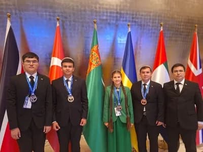Türkmen gençler Uluslararası Kimya Olimpiyatı'nda 4 madalya kazandı
