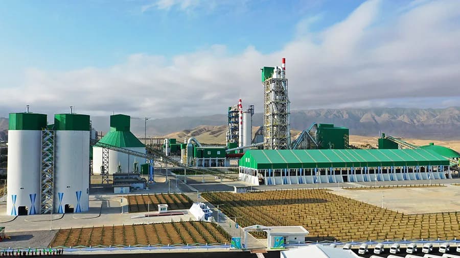 Lebap Cement Plant: Nearly 1 million tons of cement produced in 6 months