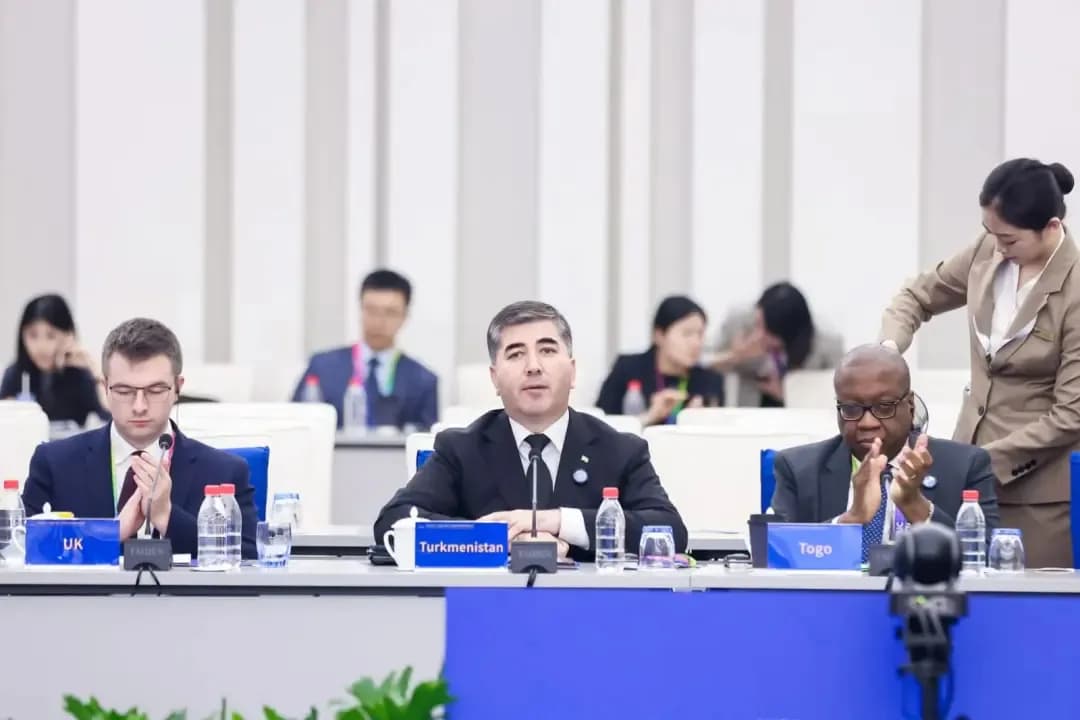 Turkmaniston aloqa vaziri Shanxaydagi Butunjahon sun'iy intellekt konferensiyasida ishtirok etdi