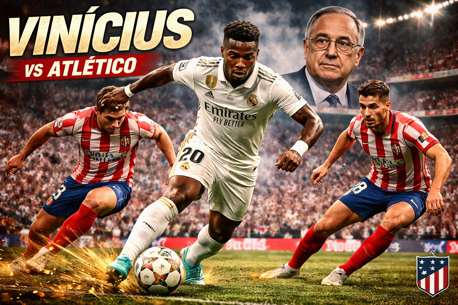 Madrid Derby: Vinicius Junior Grants Perez's Wish and Leads Real to Victory
