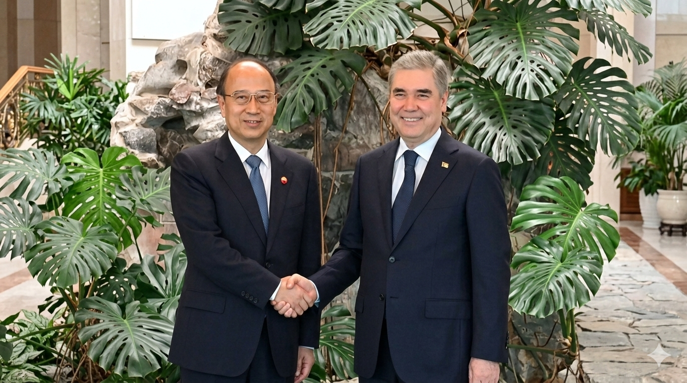 National Leader of the Turkmen People Met with the Head of CNPC