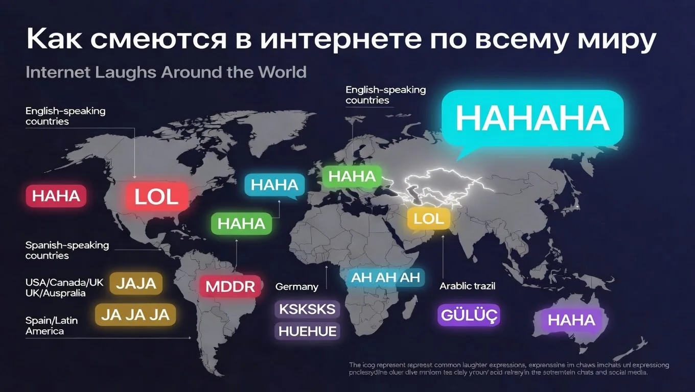 Internet gülkisi: Dünýä halklary sanly ulgamda nähili gülüşýärler?