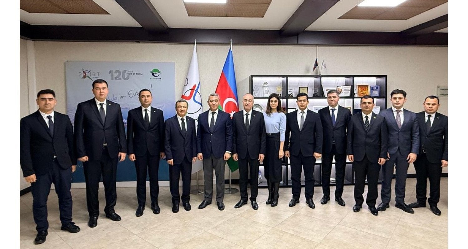 Türkmenbaşy we Baku Halkara deňiz portlarynyň ýolbaşçylarynyň duşuşygy geçirildi