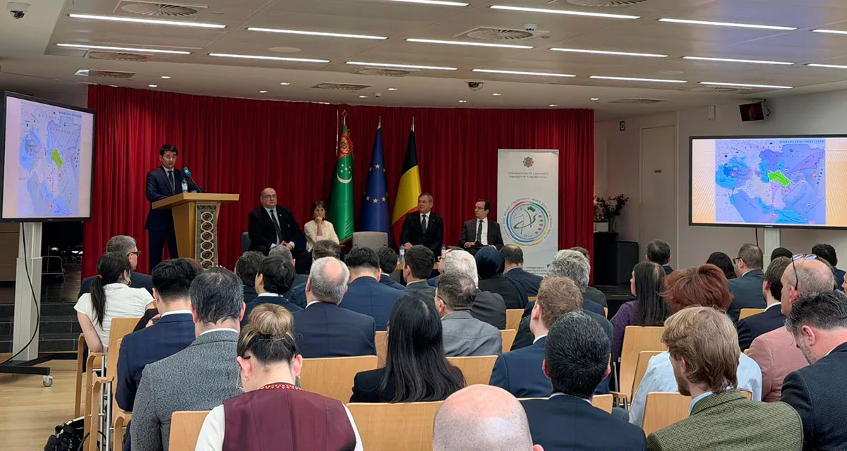 Turkmenistan's Logistics Potential Presented in Brussels