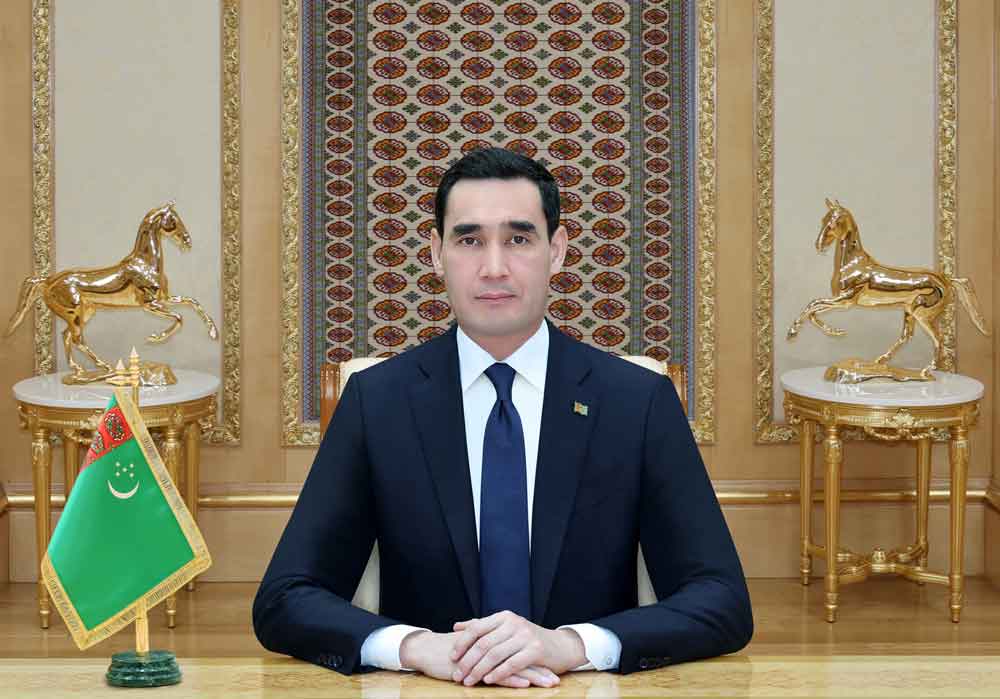 President of Turkmenistan Congratulates the President of the Democratic Socialist Republic of Sri Lanka