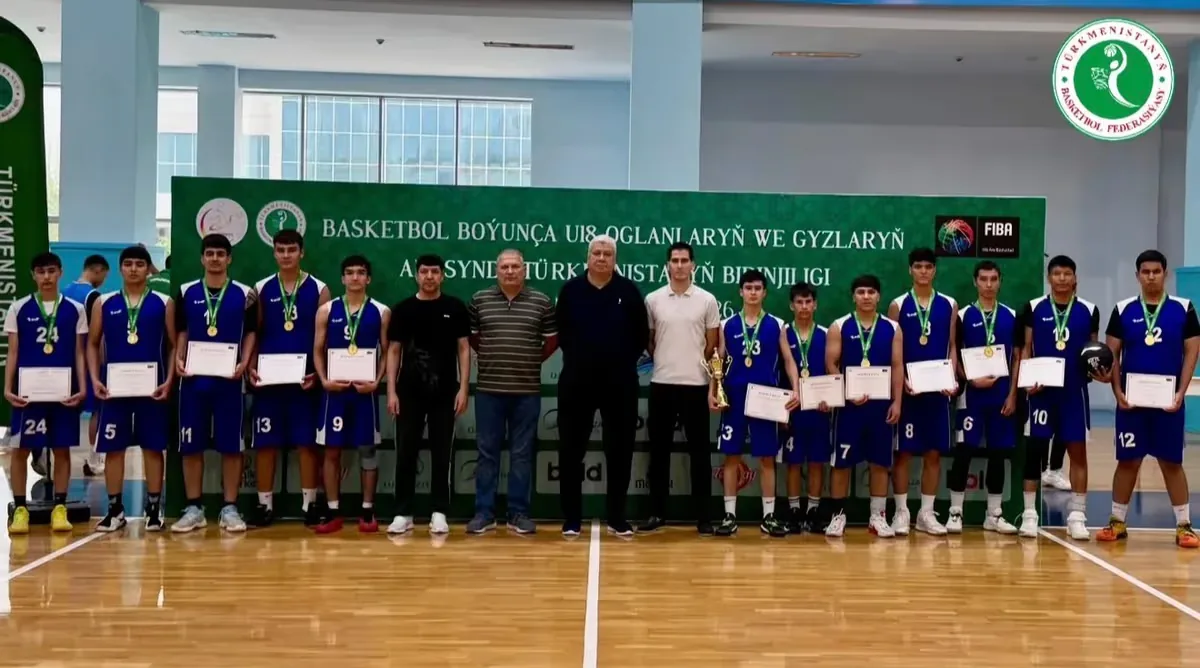 Звезды баскетбольной площадки: команда «Лебап» стала чемпионом Туркменистана