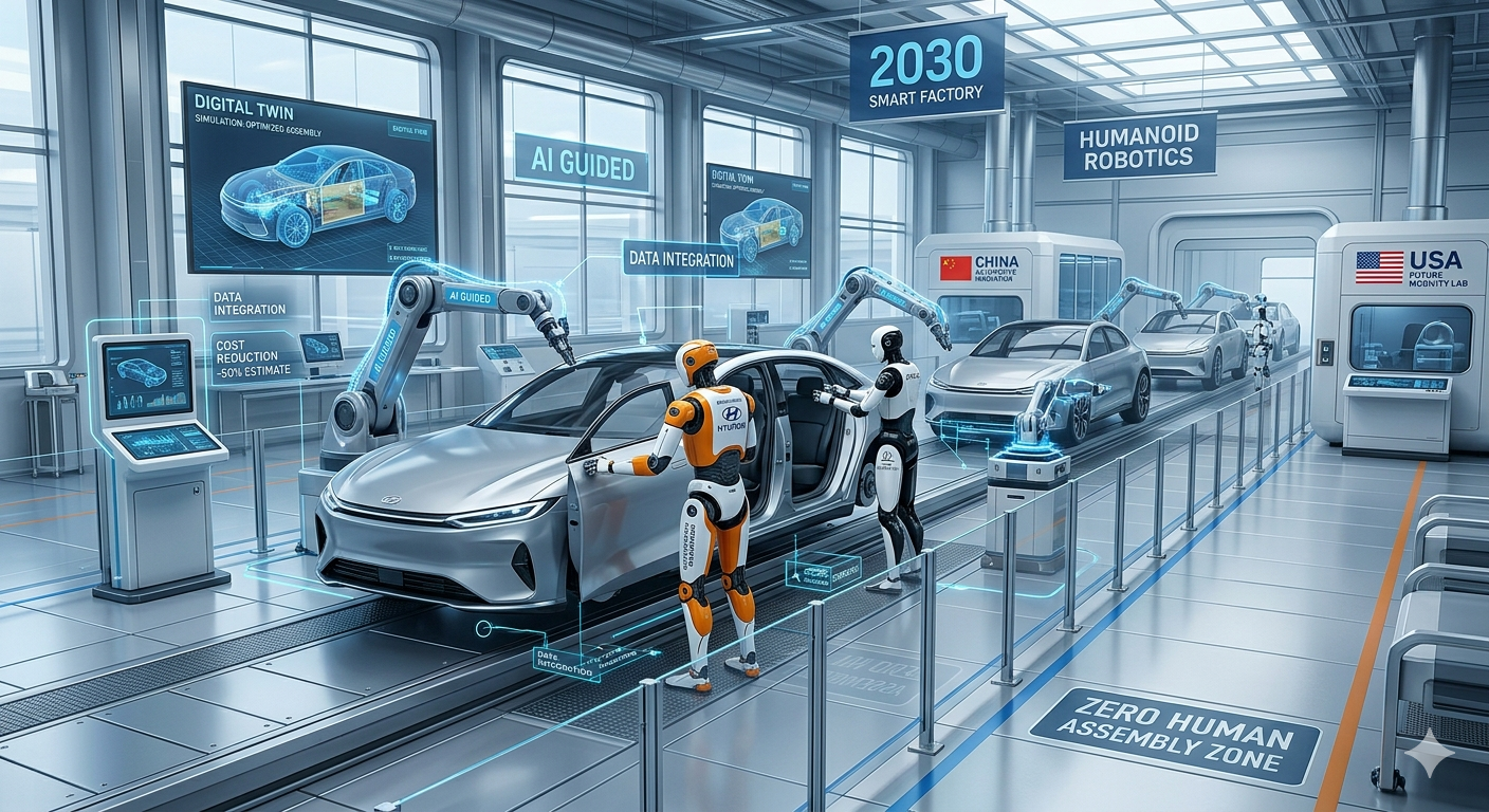 Awtomobil senagatynda täze döwür: 2030-njy ýyla çenli doly awtomatlaşdyrylan zawodlar peýda bolar