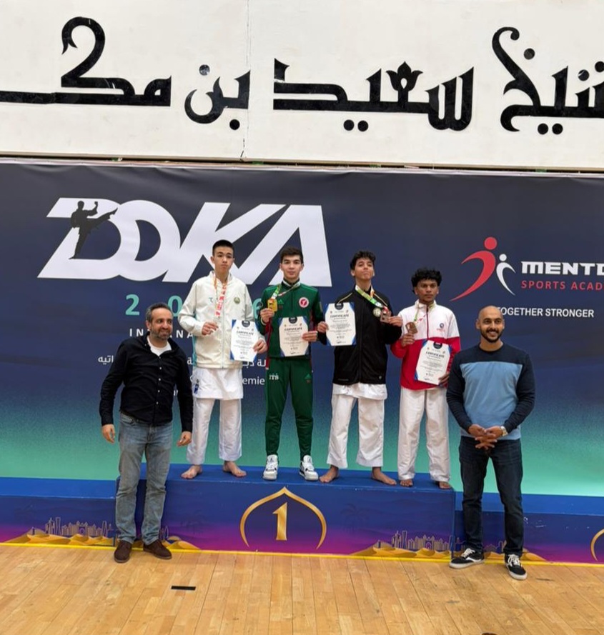 Türkmenistanly karateçi BAE-de geçirilen ýaryşda altyn medal gazandy