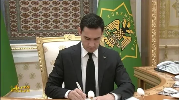 Decree of the President of Turkmenistan on the discharge from the Armed Forces, other troops, and military bodies of Turkmenistan of military personnel serving on call-up, and the regular call-up of citizens of Turkmenistan for military service