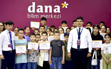 «Dana bilim merkezi» Lebap welaýatynda matematika boýunça üçünji bäsleşigini geçirdi