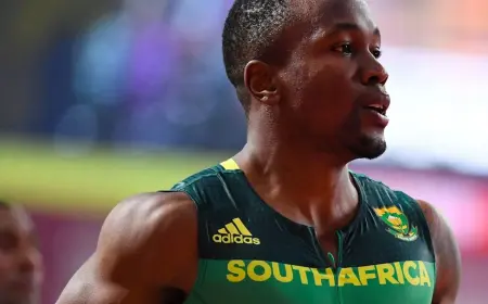 Günorta Afrikaly Akani Simbine Useýin Boltuň rekordyndan öňe geçdi