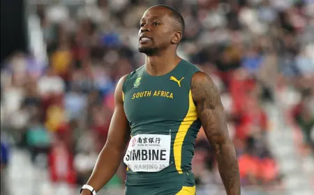 Южноафриканец Акани Симбине превзошёл рекорд Болта