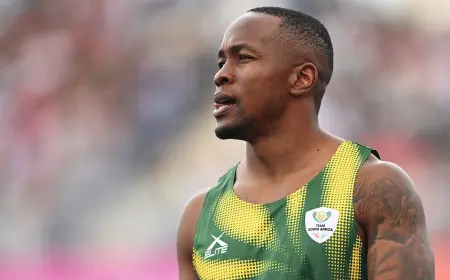 South African Akani Simbine has surpassed Bolt's record