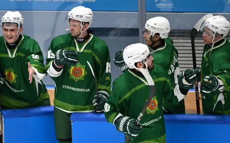 Туркменистан победил Турцию на ЧМ по хоккею в Стамбуле