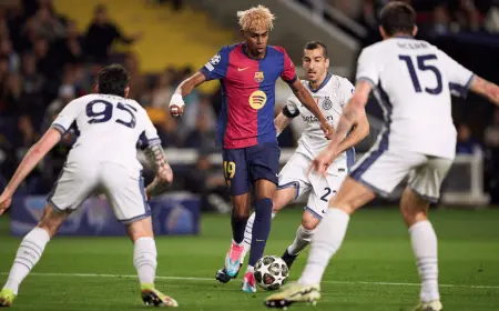 Barcelona and Inter. The first leg of the semi-final ended in a draw