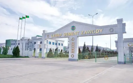 Lebap Cement Plant Achieves Nearly Double Growth