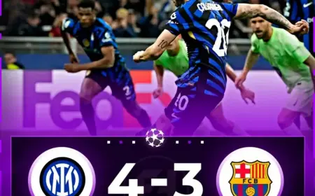 "Inter" – "Barcelona" 4:3