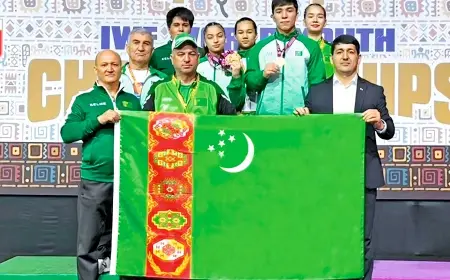 Тяжелоатлеты Туркменистана добились успеха на чемпионате мира