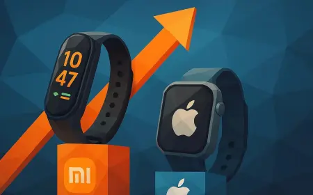 Xiaomi обогнала Apple на рынке носимой электроники в 2025 году