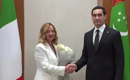Президент Туркменистана встретился с Премьер-министром Итальянской Республики