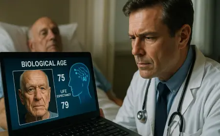 Alymlar surata görä biologiki ýaş we rak keselinden diri galmak mümkinçiligini çaklaýan emeli aňy döretdi