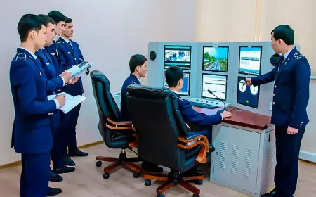 Railway Vocational Technical School in Türkmenabat City