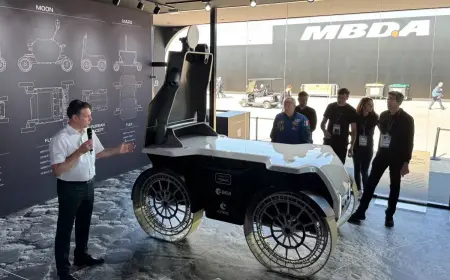 Ýewropa kosmos agentligi täze Mona Luna atly Aý awtoulagynyň konseptini hödürledi — 750 kg agramy we 20 km/s tizligi bilen