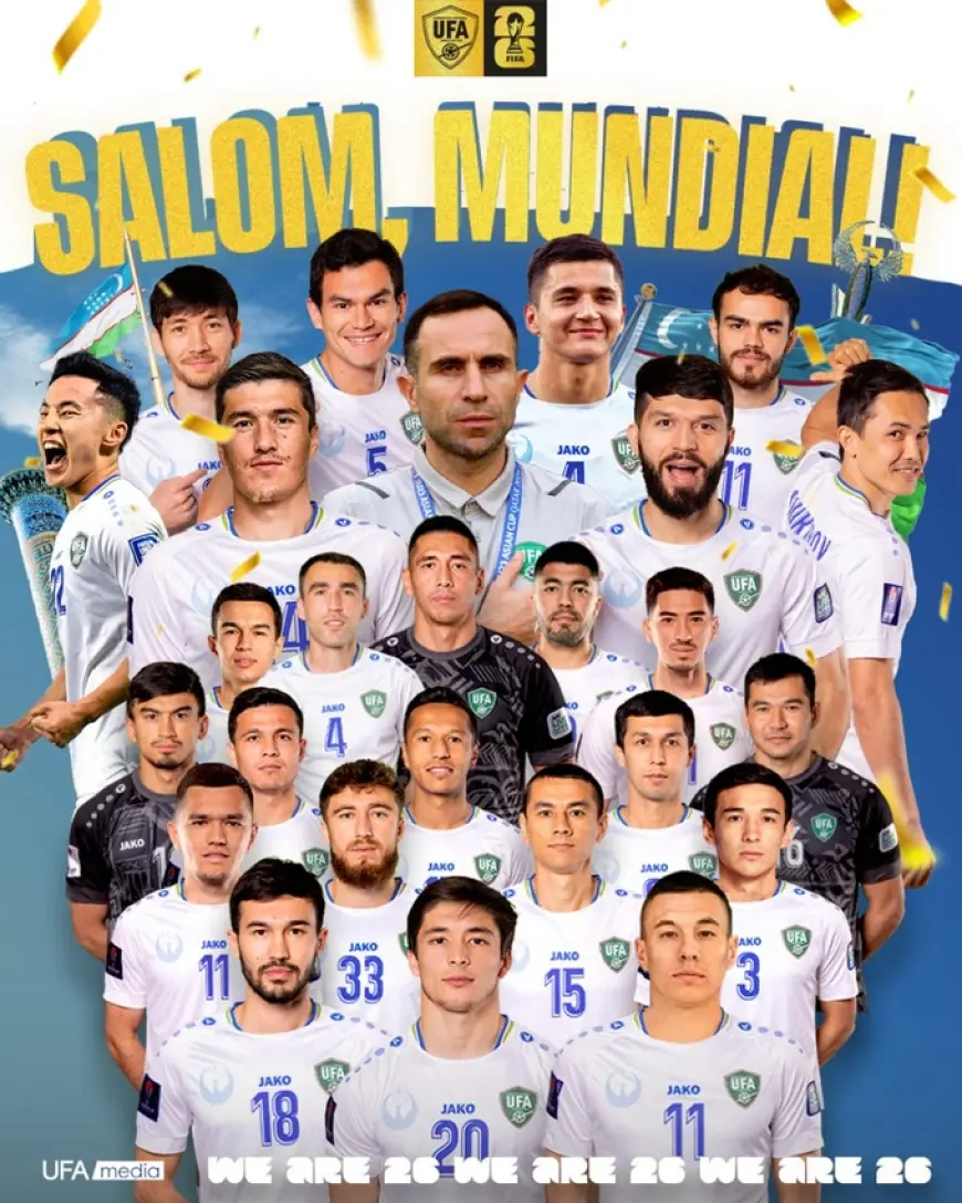 Uzbekistan Becomes the First Central Asian Nation to Qualify for the 2026 FIFA World Cup