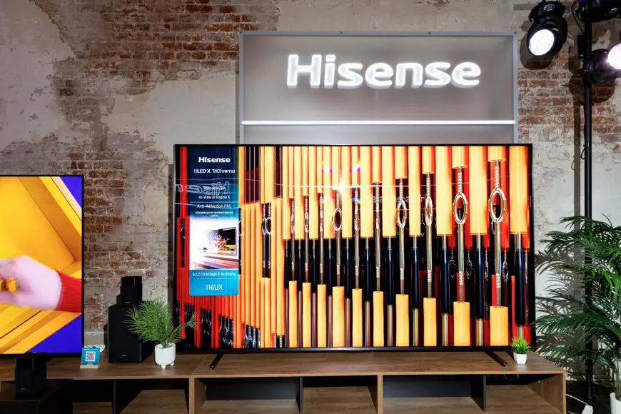 Hisense представила 116-дюймовый телевизор, TriChroma-проектор и саундбар от Devialet