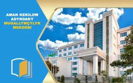 Aman Kekilow adyndaky Mugallymçylyk mekdebi 2025/2026-njy okuw ýyly üçin talyplyga kabul edýär
